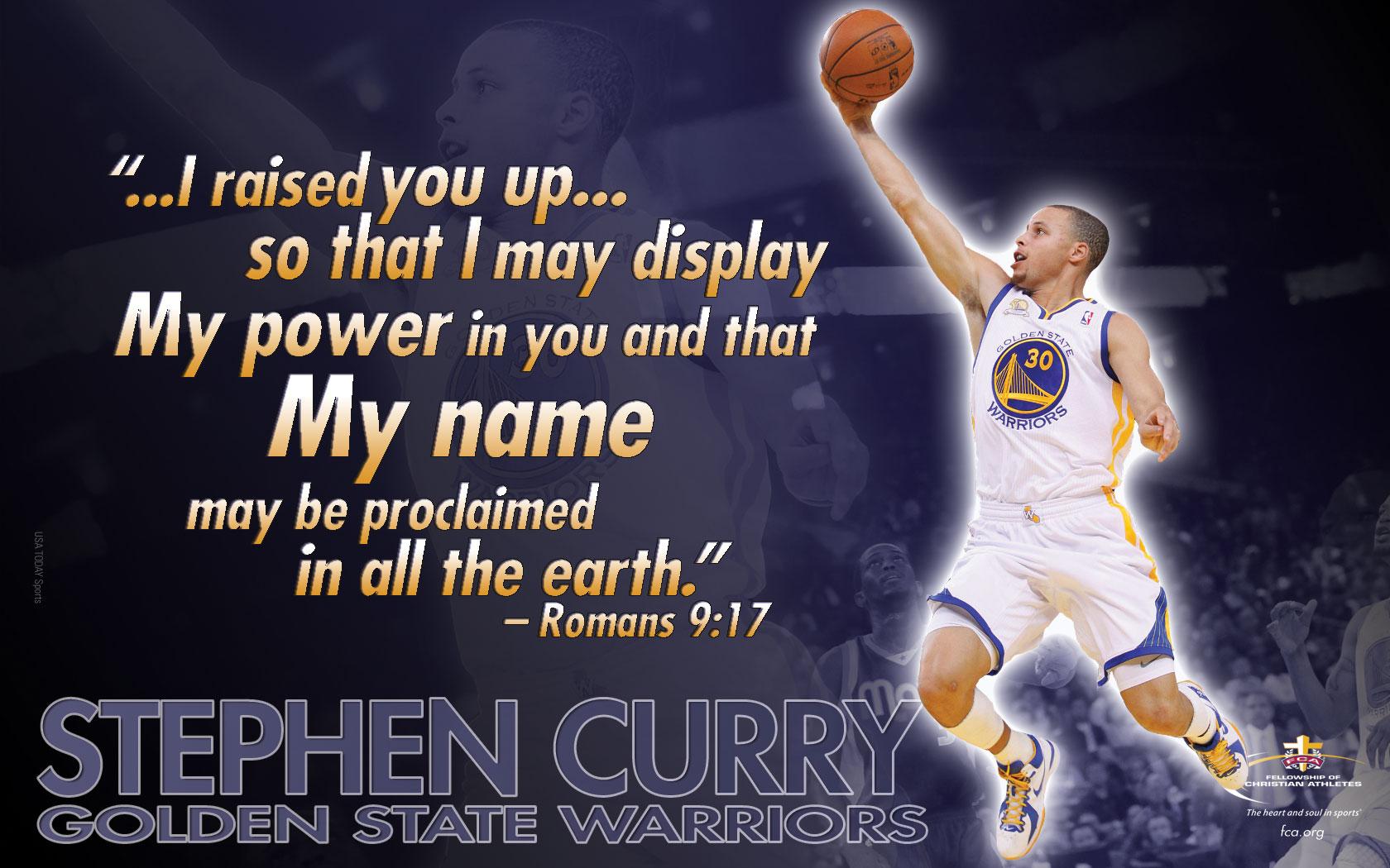 Steph Curry Wallpaper  Curry wallpaper, Christian athletes, Steph